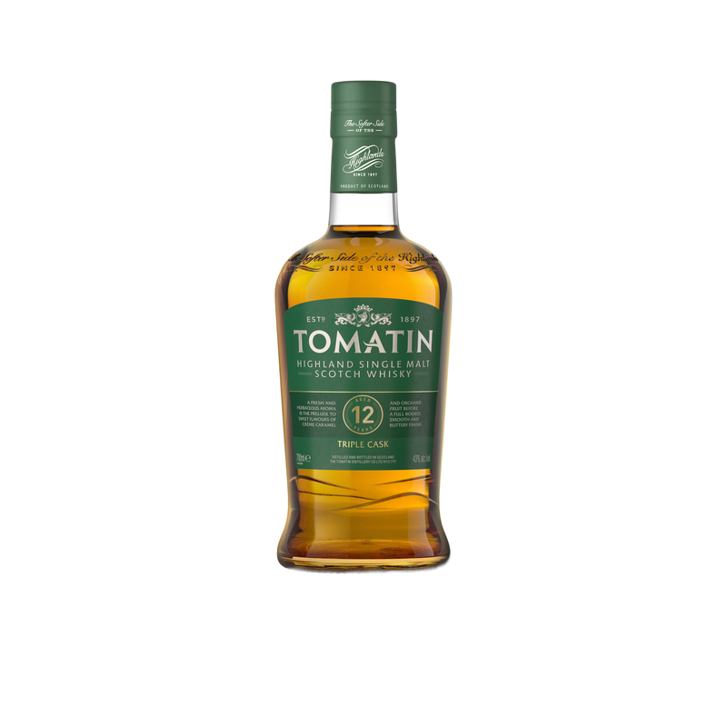 Tomatin 12 Years Bourbon & Sherry Cask Single Malt 700ml